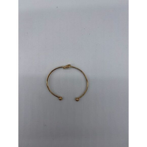Bracelet Cuff Gold Tone “Knot” One Size - Picture 4 of 4